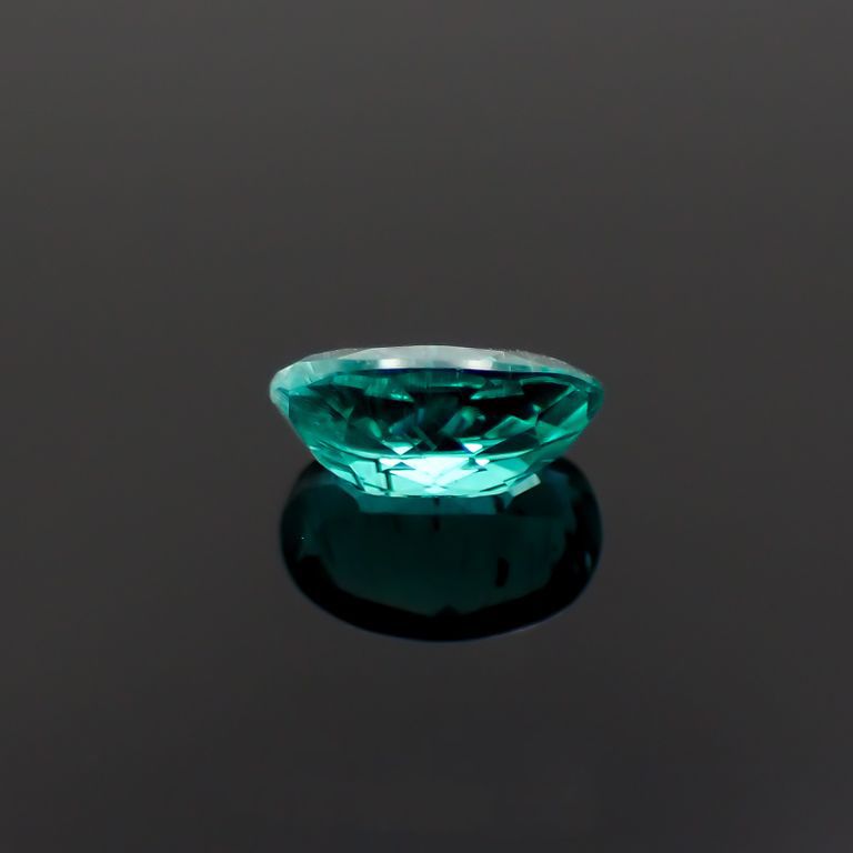 パライバトルマリン(宝石名トルマリン/別名パライバ・トルマリン)ブラジル・パライバ州バターリャ鉱山産 0.33ct GIA鑑付[221018799]5.4x3.7mm前後