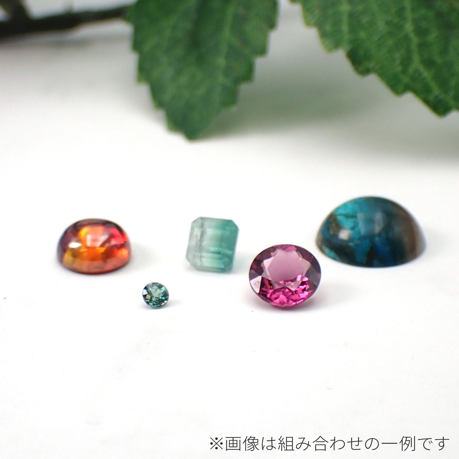 ◇サンキュー福袋◇人気石種5個セット - アレキサンドライト/バイカラートルマリン/スファレライト/ブルーオパール/ロードライトガーネット -