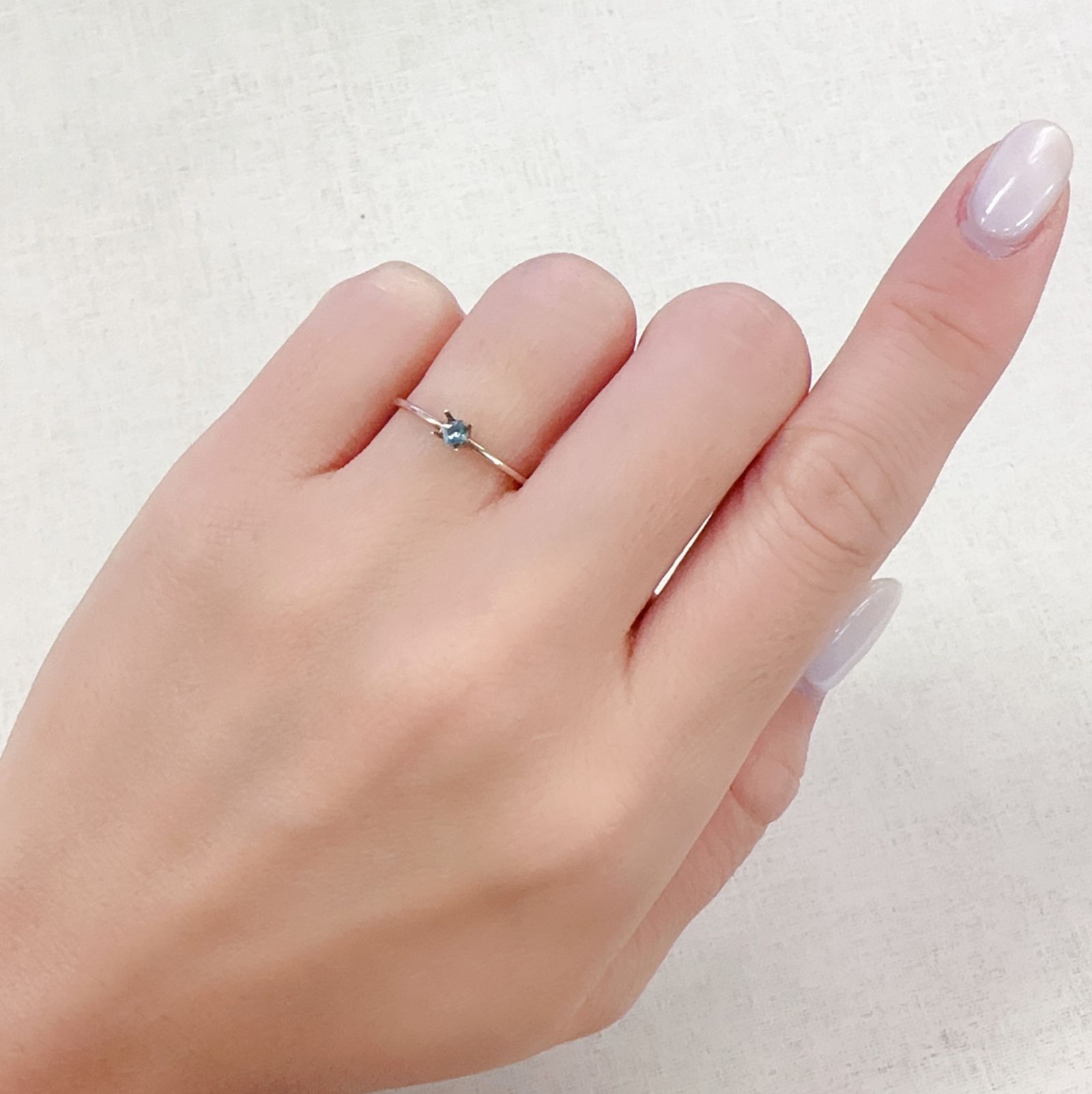 ◇プリンセスカット◇ブルーグリーンコーネルピン タンザニア産 0.080ct[230722851]2.3x2.3mm前後