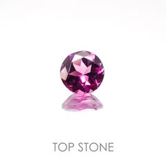 マラヤガーネット タンザニア産 ルース 0.34ct[20117592]4.1×4.1mm前後