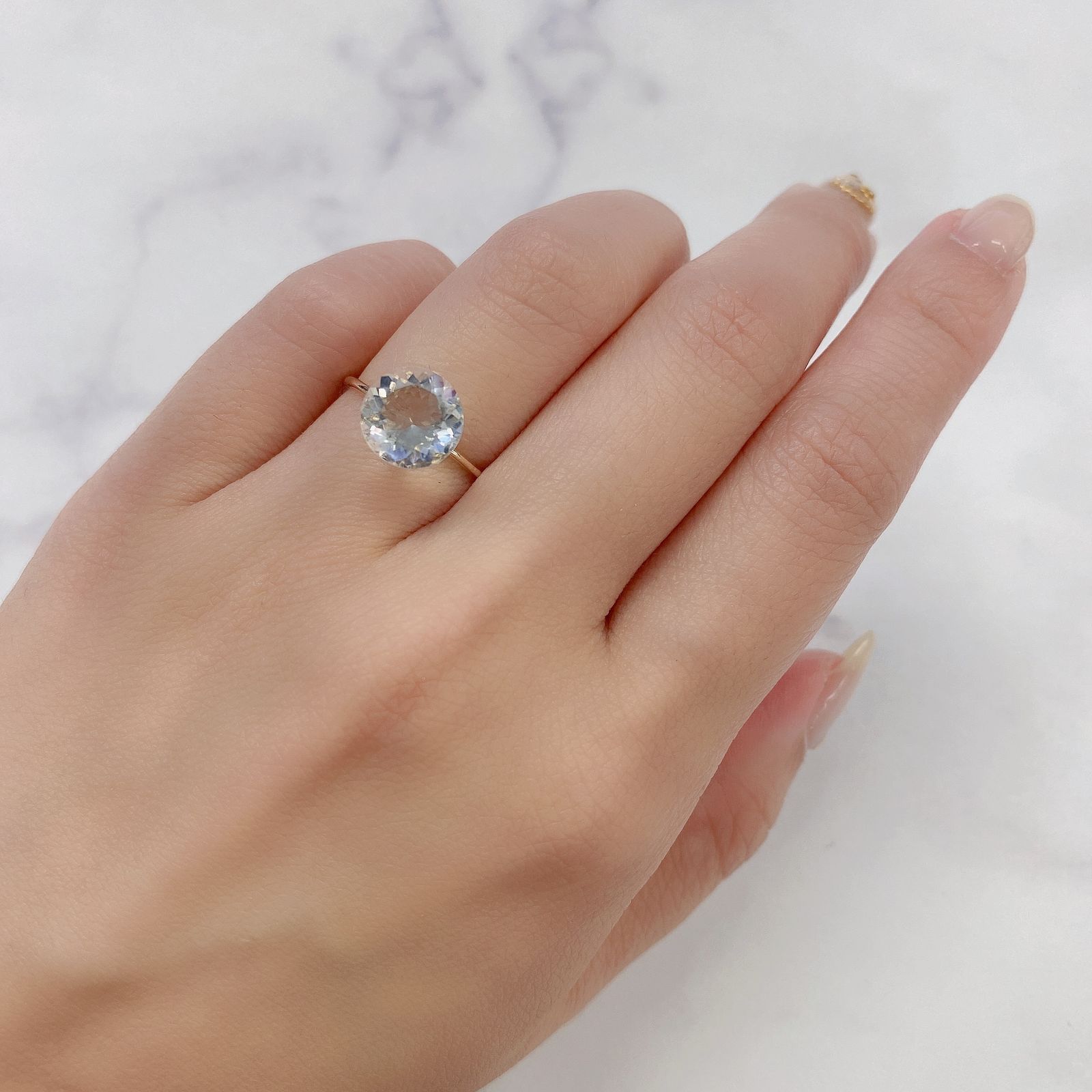 ハイアライトオパール(宝石名オパール)メキシコ産 1.971ct ソ付(彩珠)[231124131]9x9mm前後
