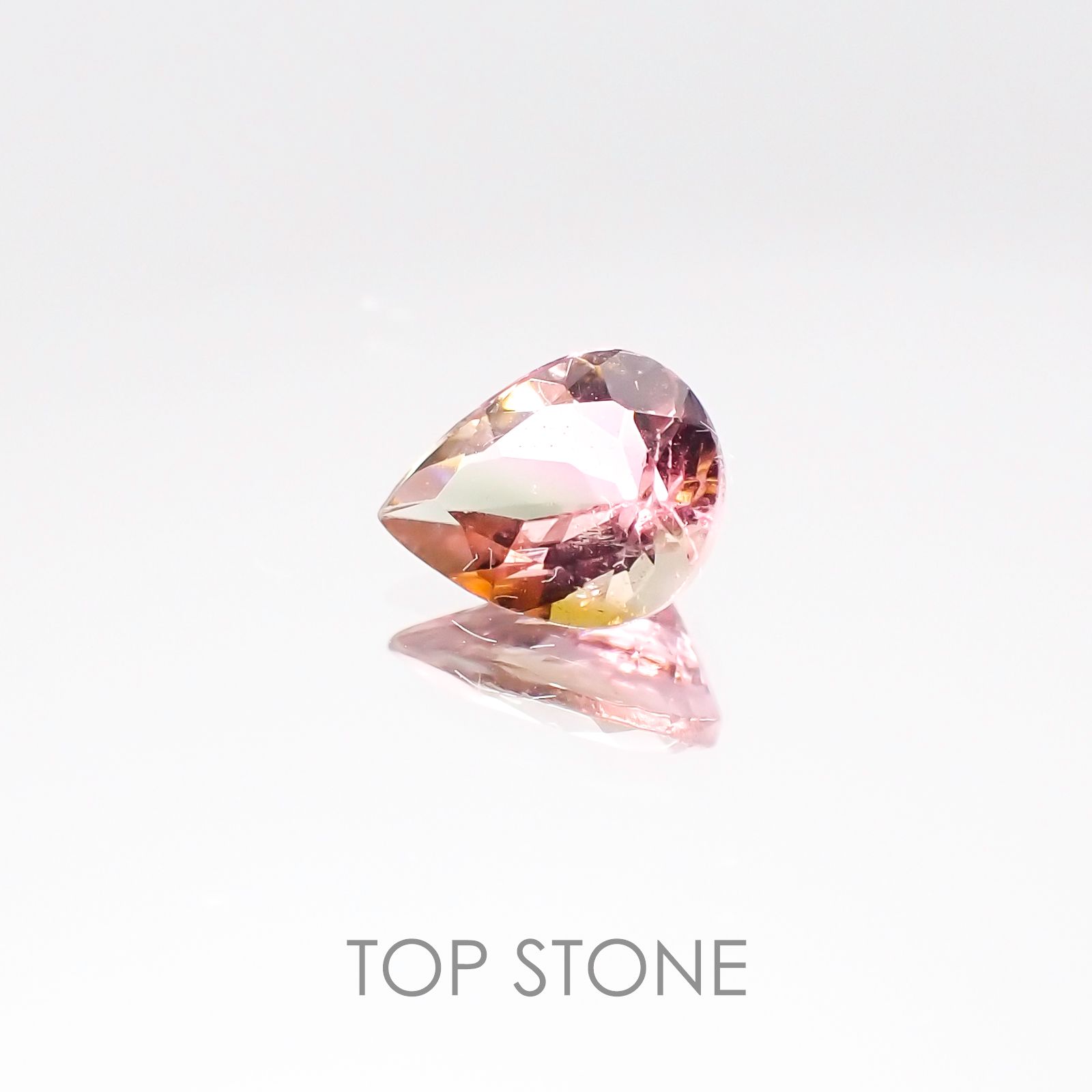 バイカラートルマリン ブラジル産 ルース 0.43ct[20106808]6×4.7mm前後