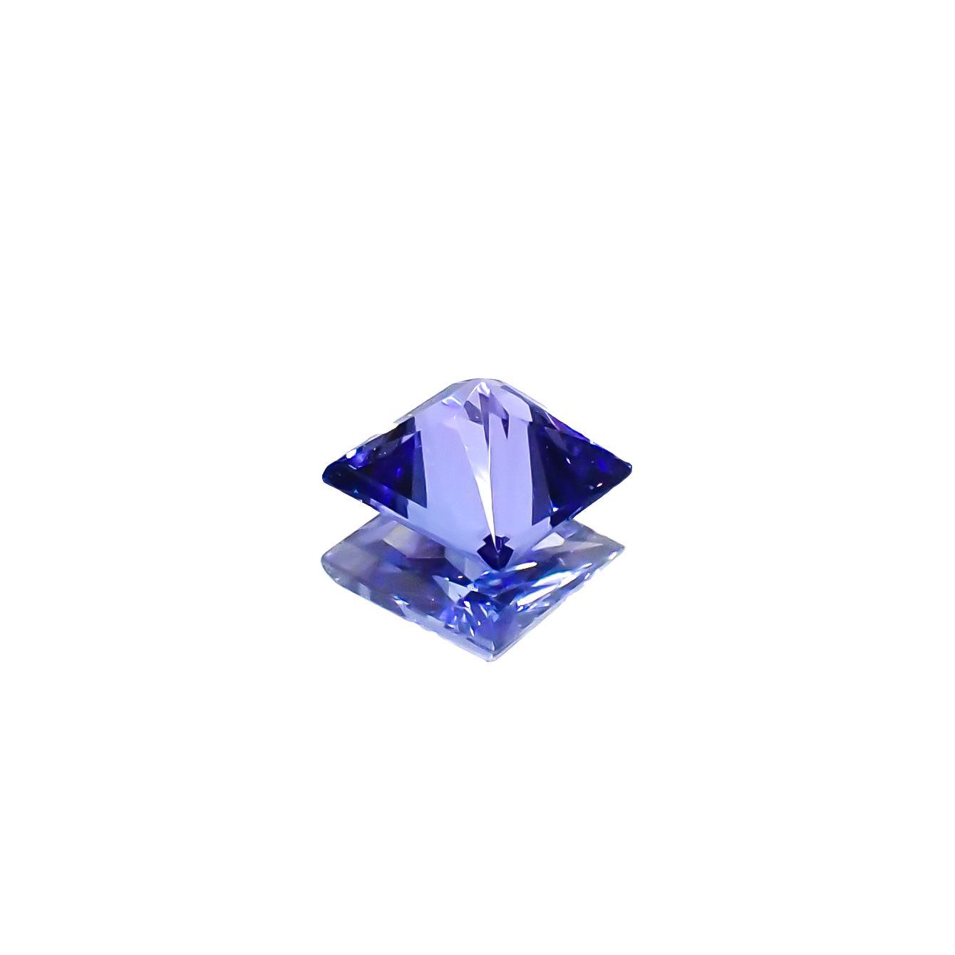 ◇プリンセスカット◇タンザナイト タンザニア産 0.28ct[240427138]3.8x3.8mm前後