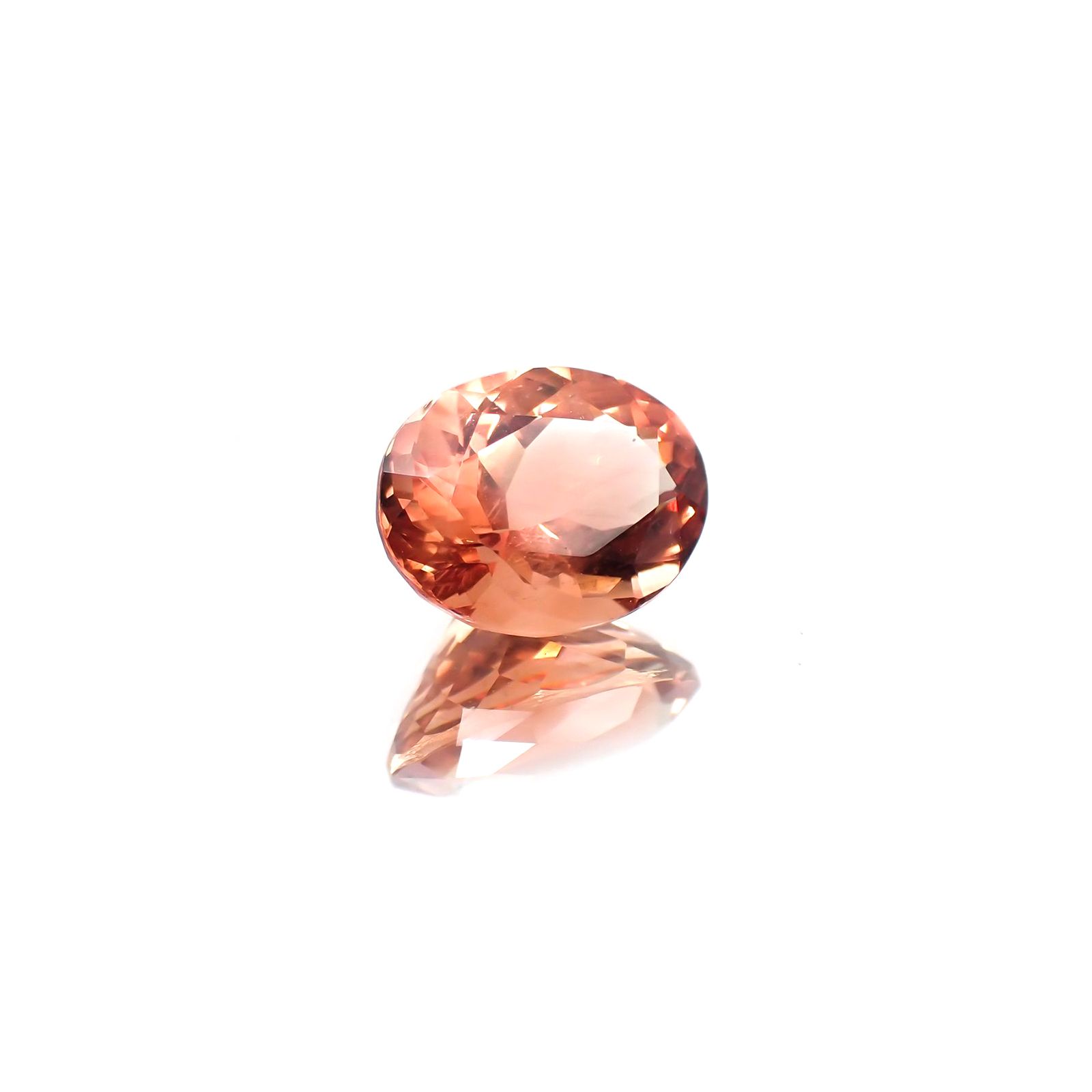オレゴンサンストーン(宝石名ラブラドライト・サンストーン) アメリカ・オレゴン州産 1.659ct ソ付(彩珠)[210410390]8.9×6.9mm前後