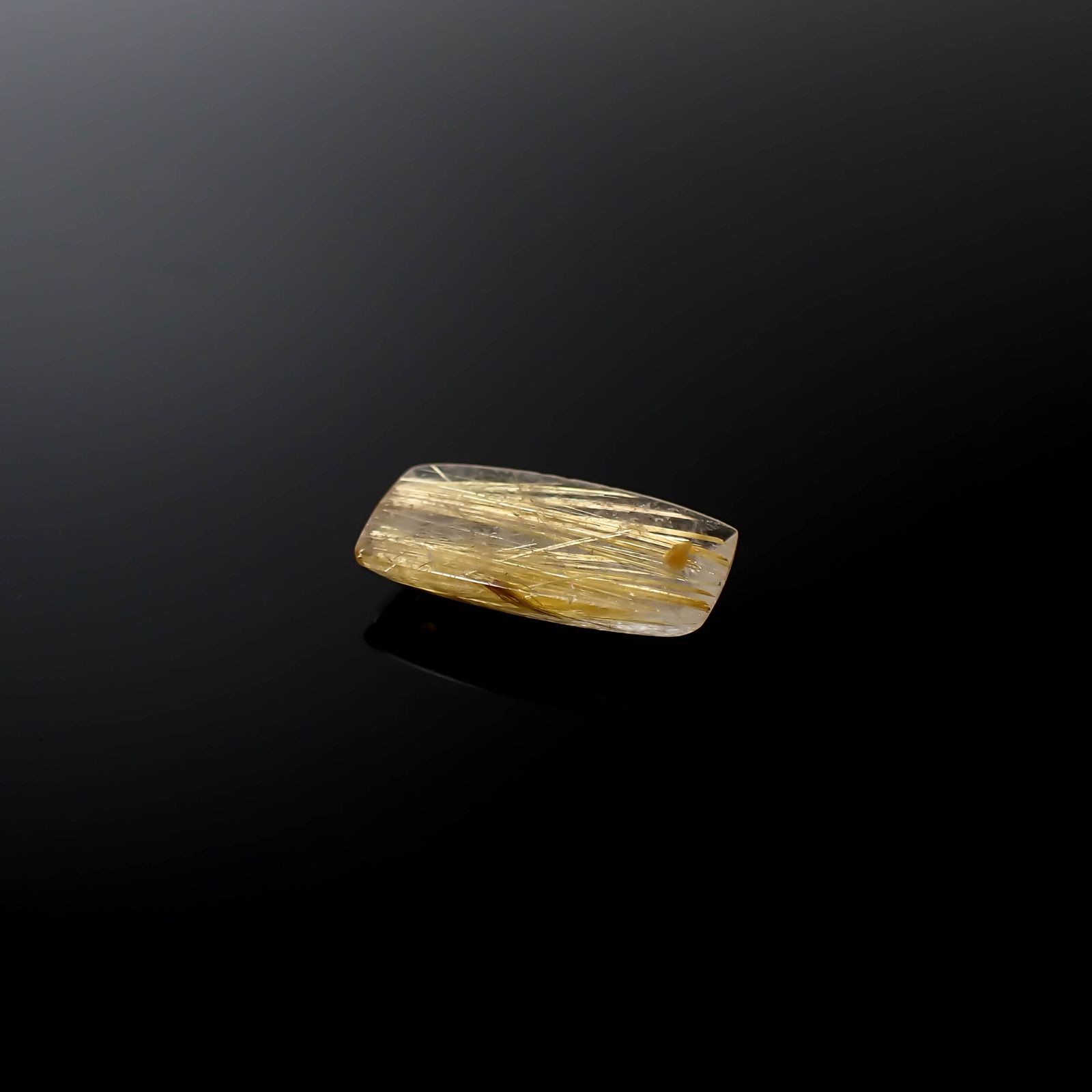 タイチンルチルクオーツ ブラジル産 5.45ct[240427324]17.5x9.2mm前後