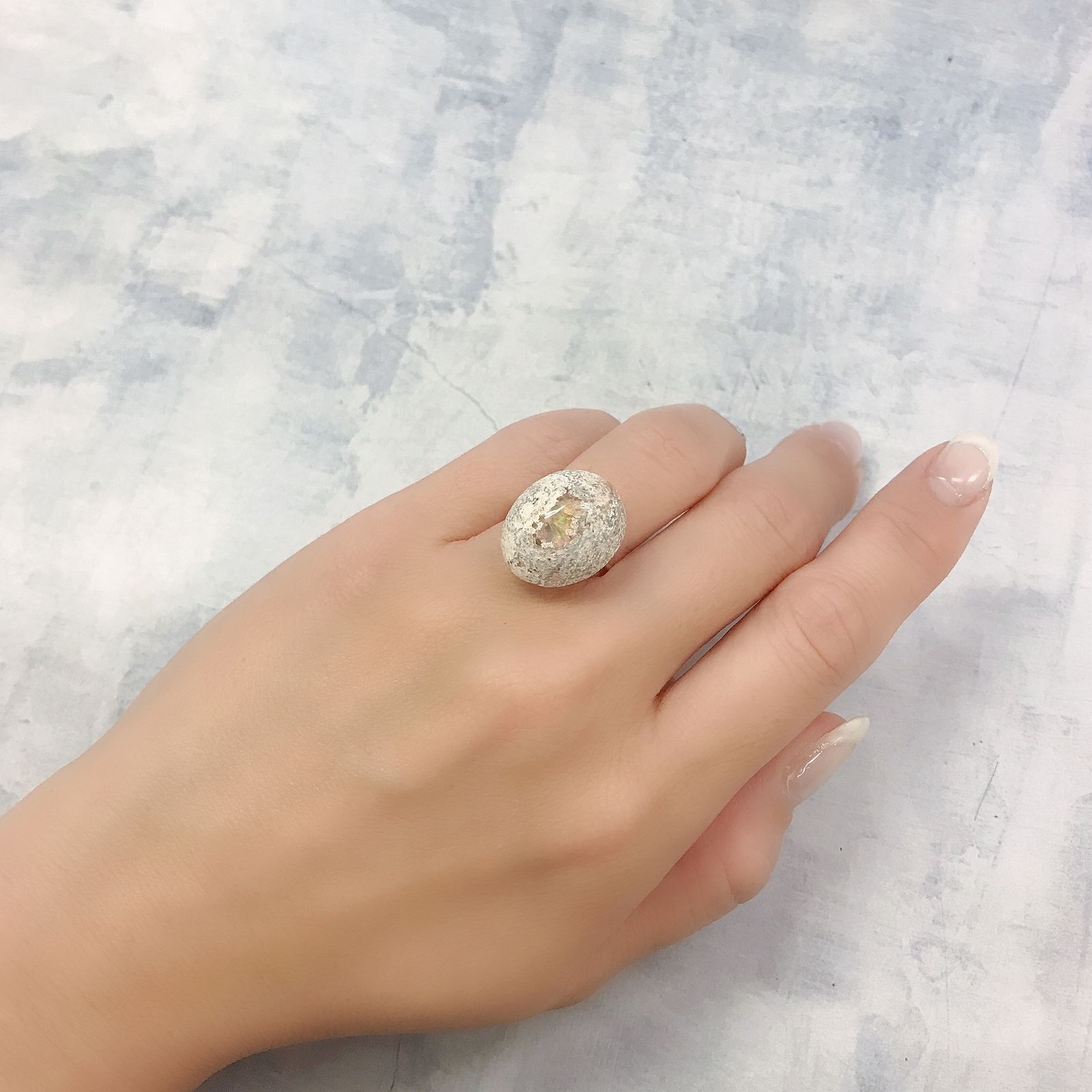 カンテラオパール  メキシコ産 11.51ct[220717196]18.5x15.5mm前後