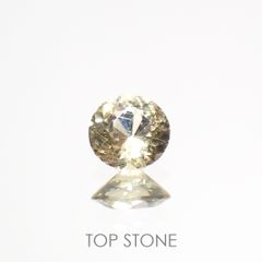 イエローダンビュライト(宝石名イエロー・ダンブライト)タンザニア産 0.084ct 識別済[221219631]2.9x2.9mm前後