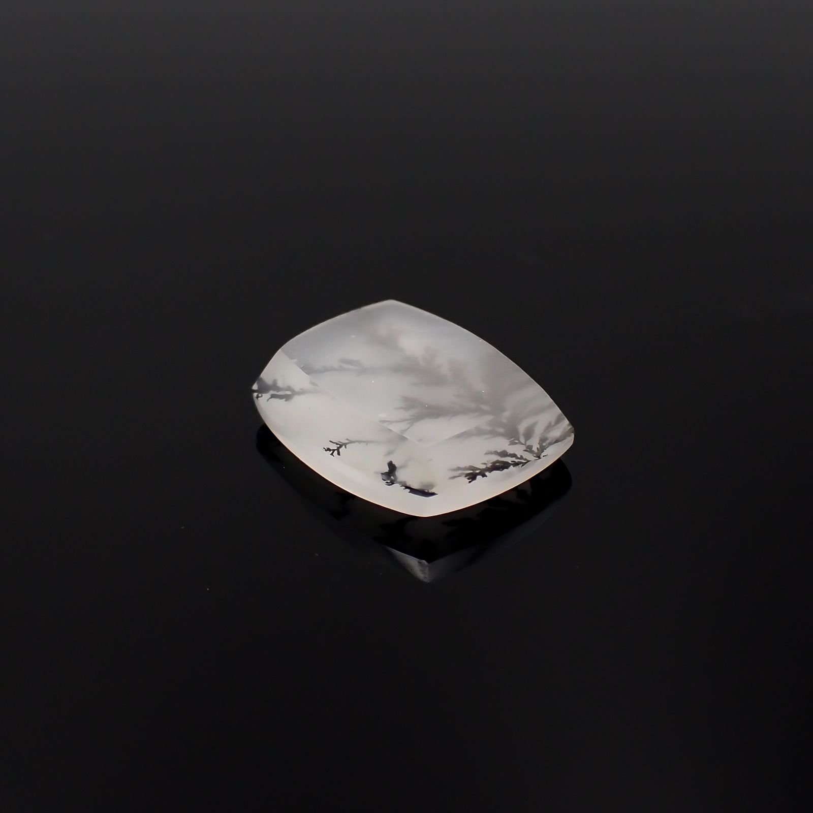 デンドリチッククォーツ ブラジル産 5.18ct[230823246]13.5x10.6mm前後