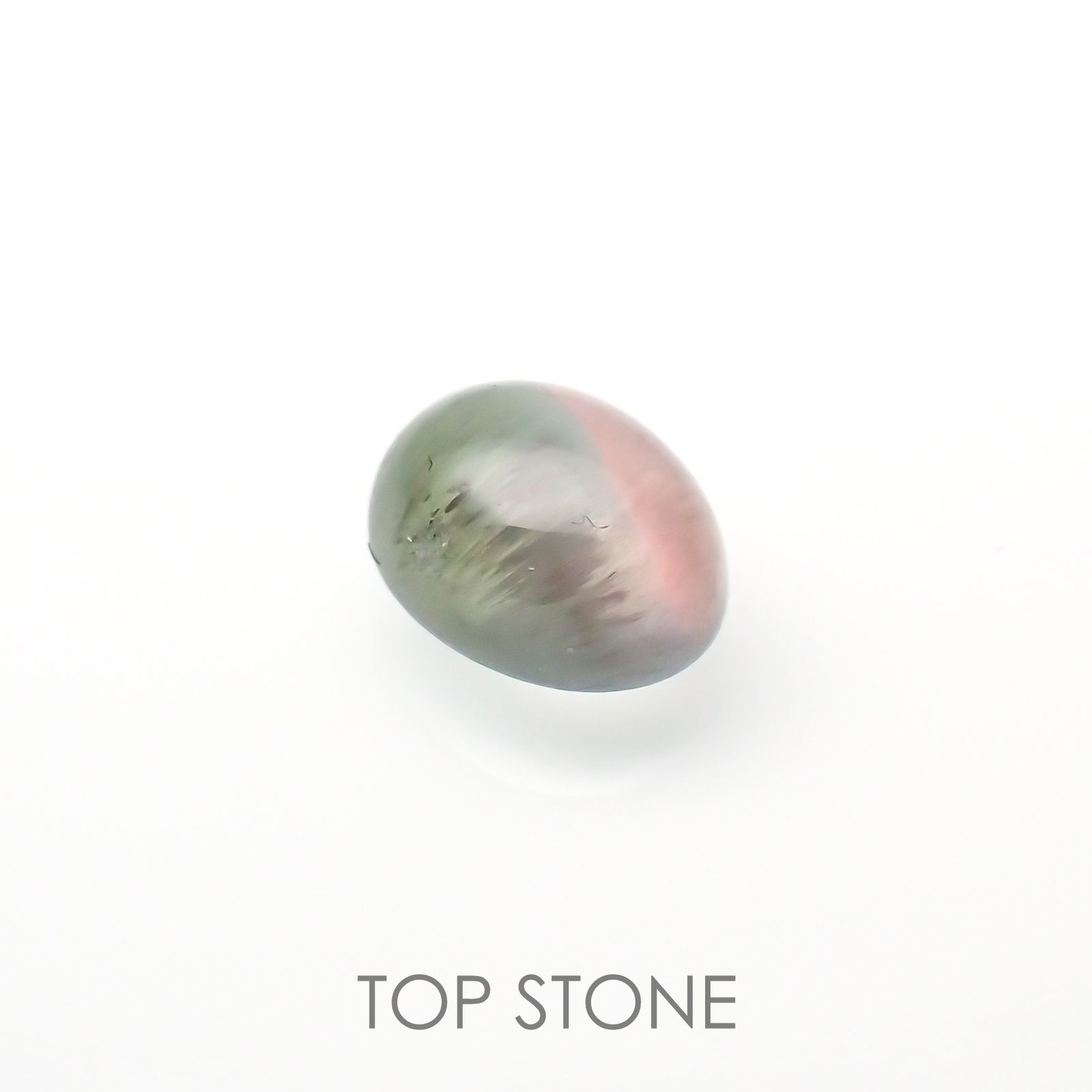 バイカラートルマリンキャッツアイ ブラジル産 0.40ct[221018610]4.8x3.7mm前後