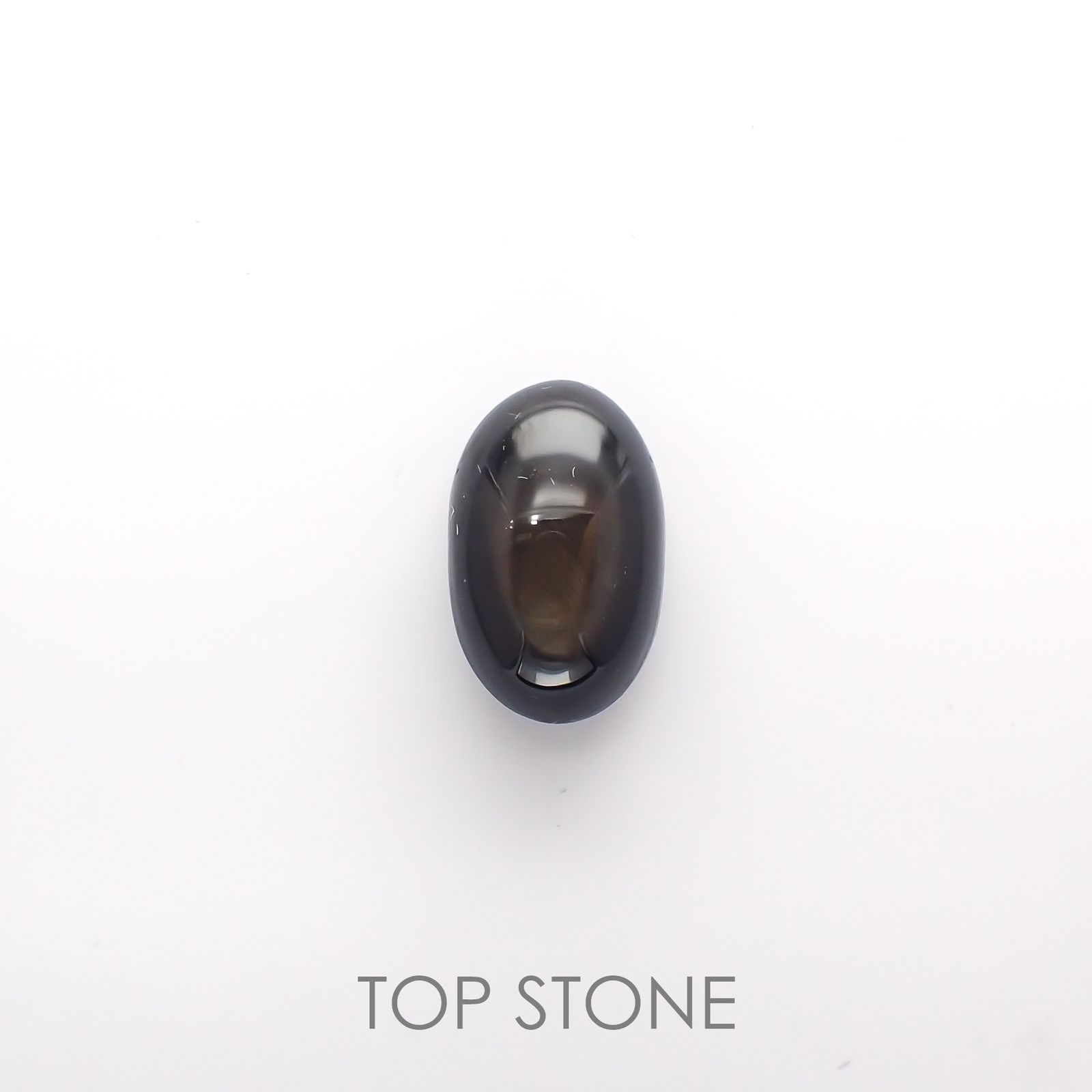 ブラックスターサファイア タイ産 ルース 7.6ct[210812911]12.7×8mm前後