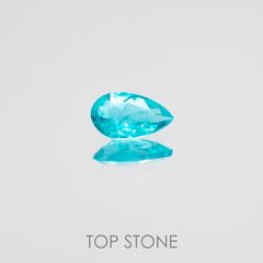 パライバトルマリン(宝石名トルマリン/別名パライバ・トルマリン) ブラジル産 0.058ct ソ付(宝貴協)[210510891]3.5×2.1mm前後