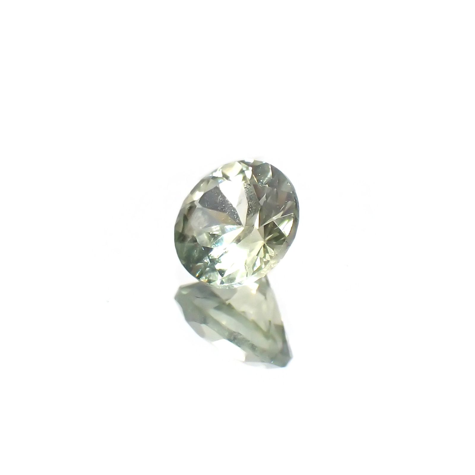 モンタナサファイア(宝石名サファイア)アメリカ・モンタナ州産 0.48ct 識別済[230321284]4.6x4.6mm前後