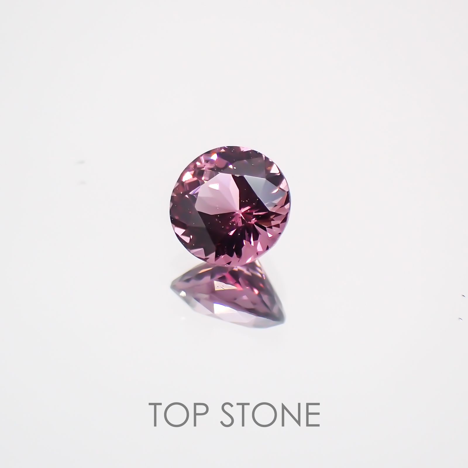 ホットピンクスピネル ビルマ産 ルース 0.36ct[210210026]4.4×4.3mm前後