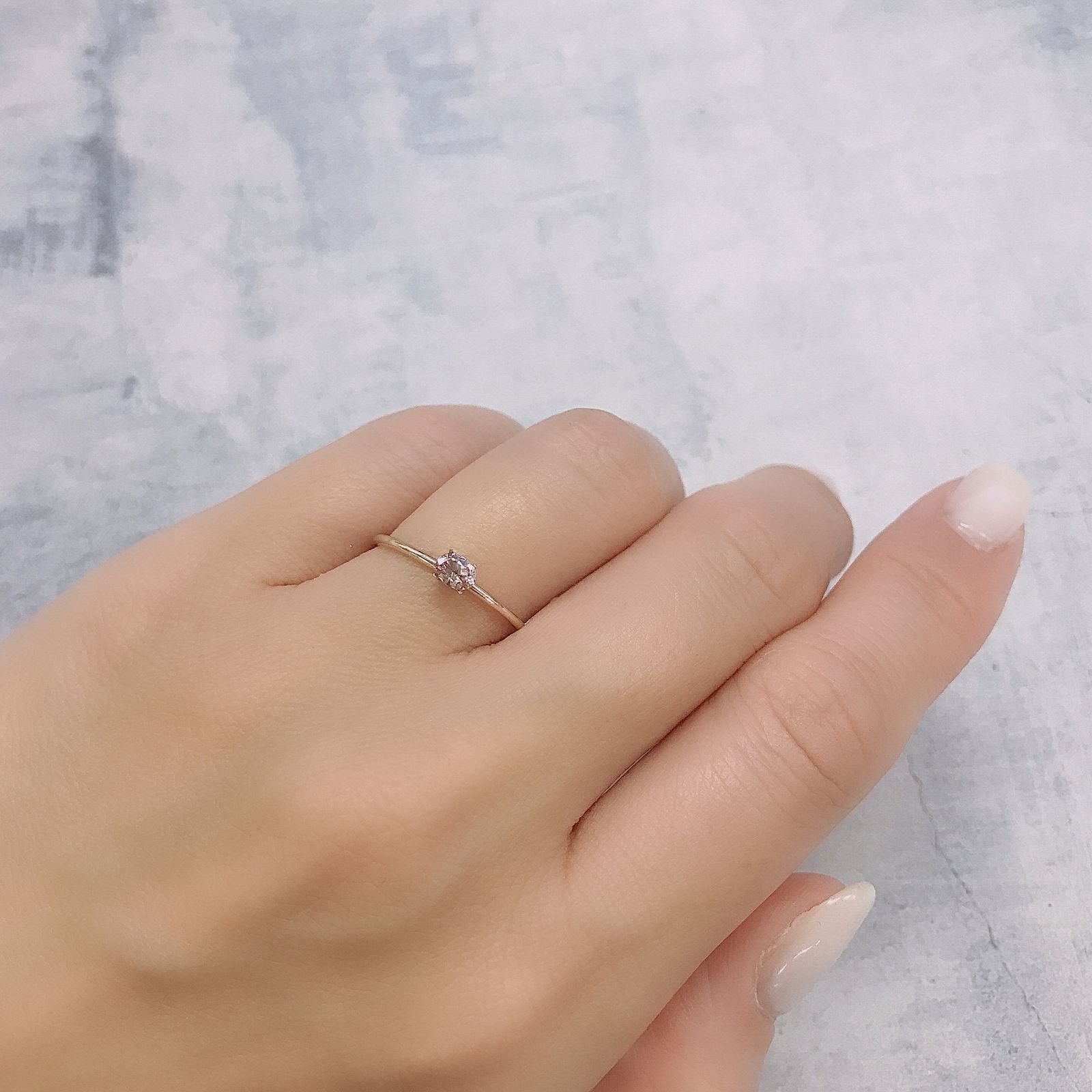 カラーシフトマラヤガーネット(宝石名ガーネット)タンザニア産 0.18ct 識別済[220616426]4x3mm前後