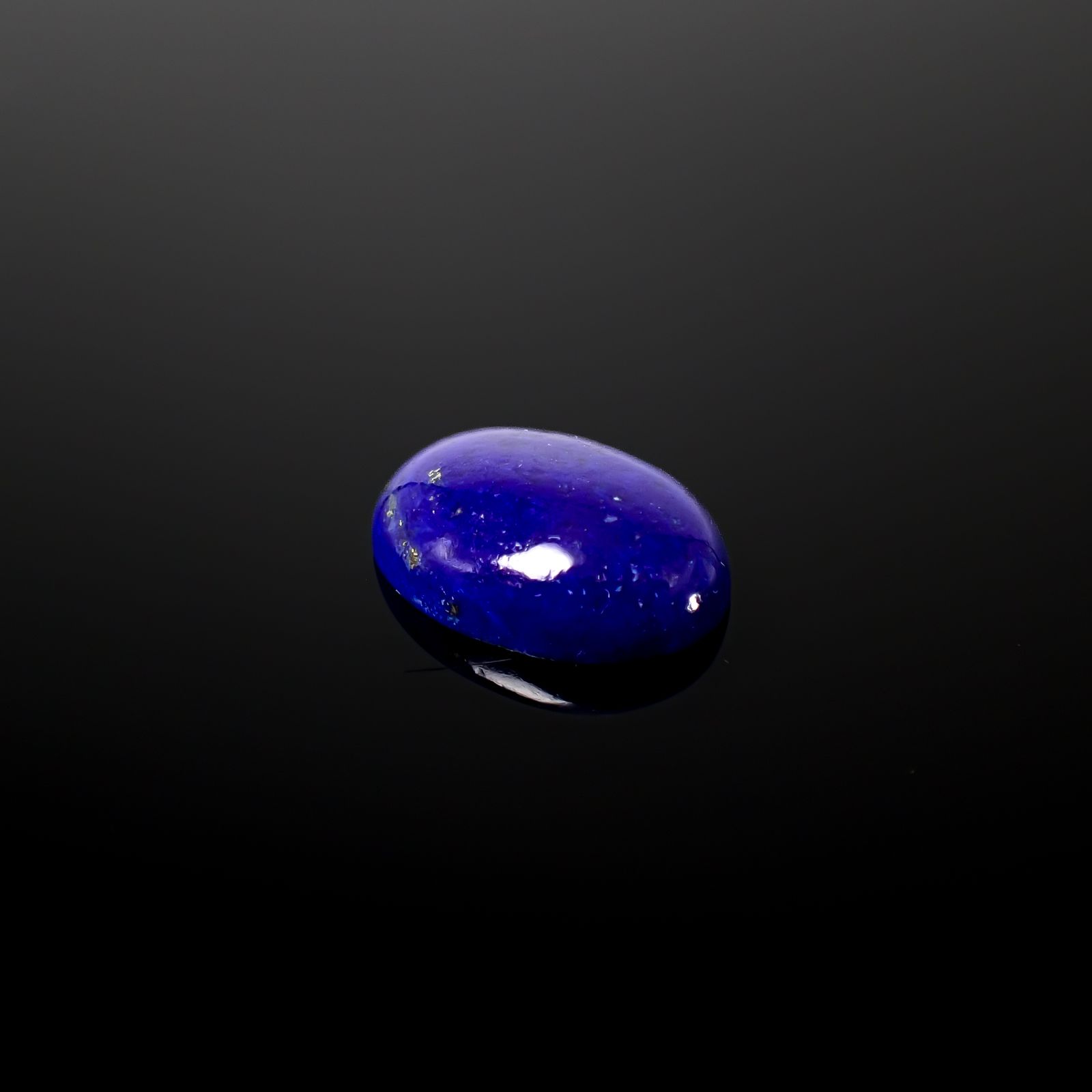 ラピスラズリ アフガニスタン産 9.97ct [241129423]17.8x13.1mm前後