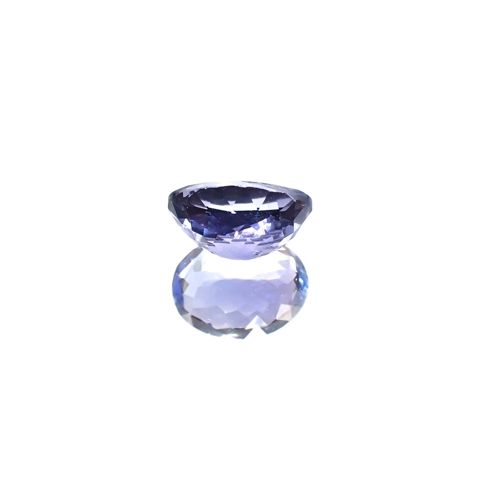 タンザナイト(宝石名タンザナイト) タンザニア産 1.63ct 識別済[210711835]8.5×6.4mm前後