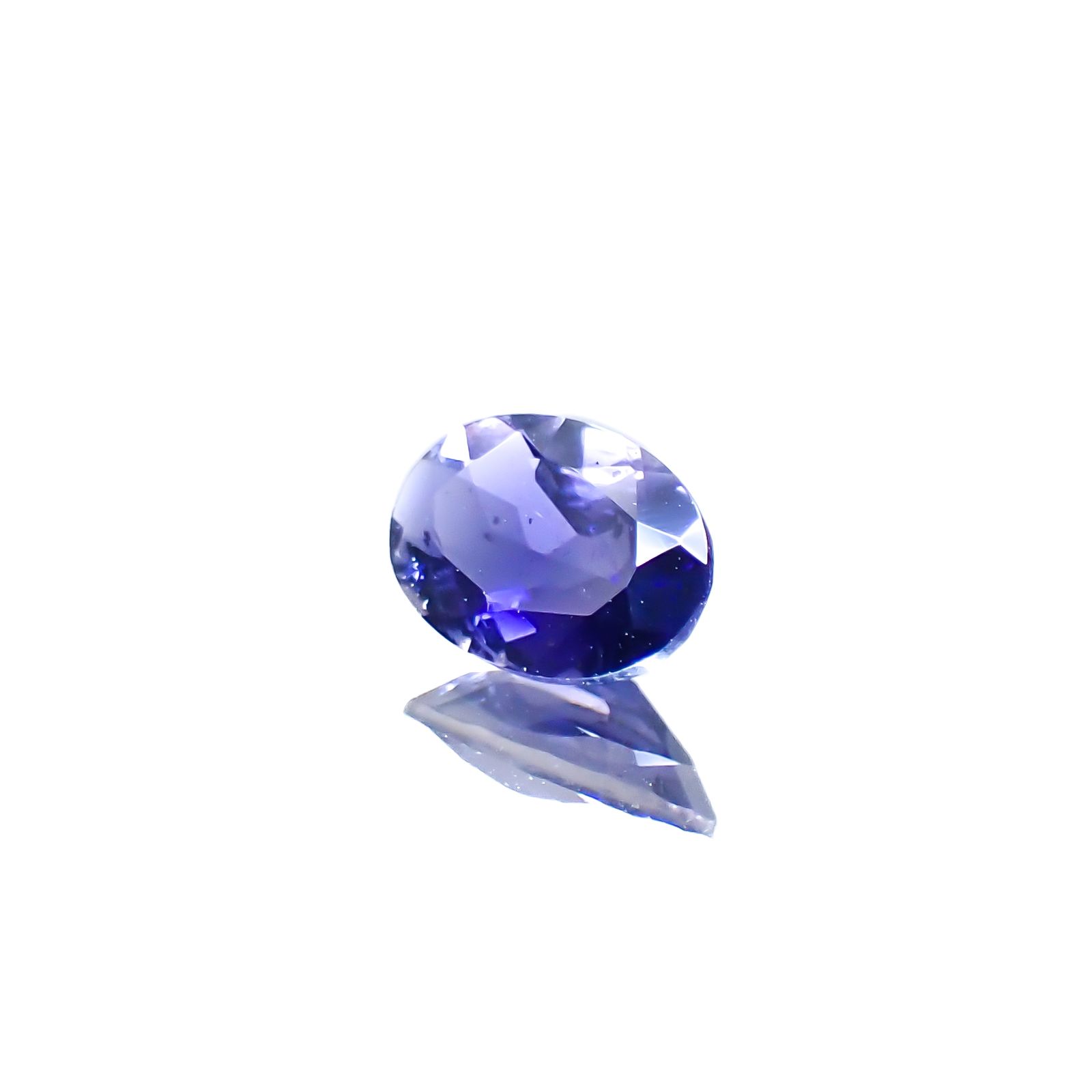アイオライトサンストーン インド/ブラジル産 0.56ct [250229819]7x4.9mm前後