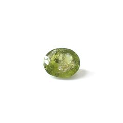 イリデッセンスクロムトルマリン(宝石名トルマリン)ケニア産 4.25ct 識別済[250931154]11.9x9.9mm前後