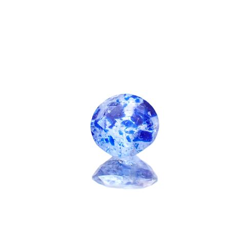 ラズライトインソーダライト フルオレッセンス アフガニスタン産 0.39ct [250530464]5.3x5.2mm前後