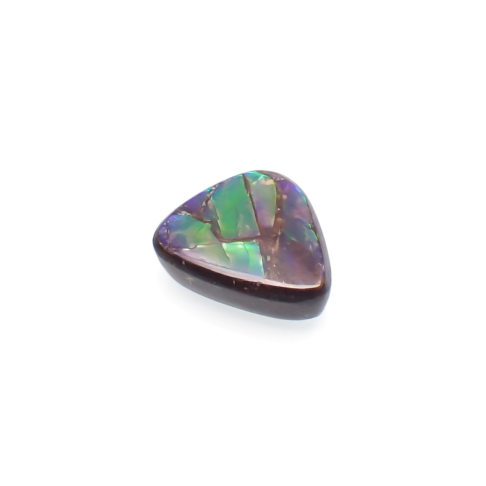 アンモライト トリプレット カナダ産 3.24ct[230823118]8.1x10.6mm前後