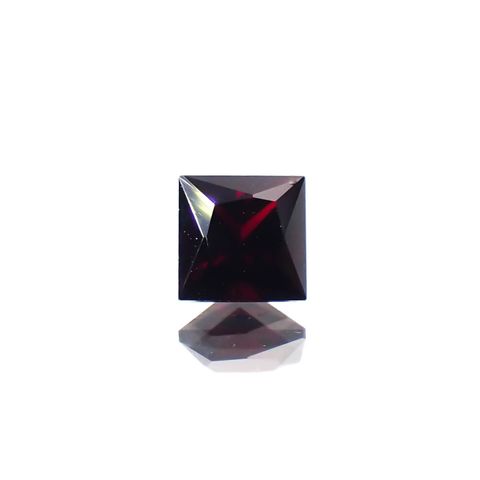 ◇プリンセスカット◇アントヒルガーネット(クロムパイロープガーネット) アメリカ・アリゾナ州産 0.42ct[240527832]4x4mm前後