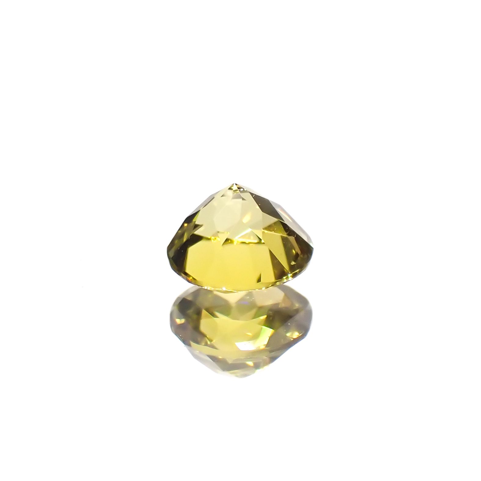 カナリートルマリン ザンビア・カナリー鉱山産 0.25ct[230823154]3.9x3.9mm前後