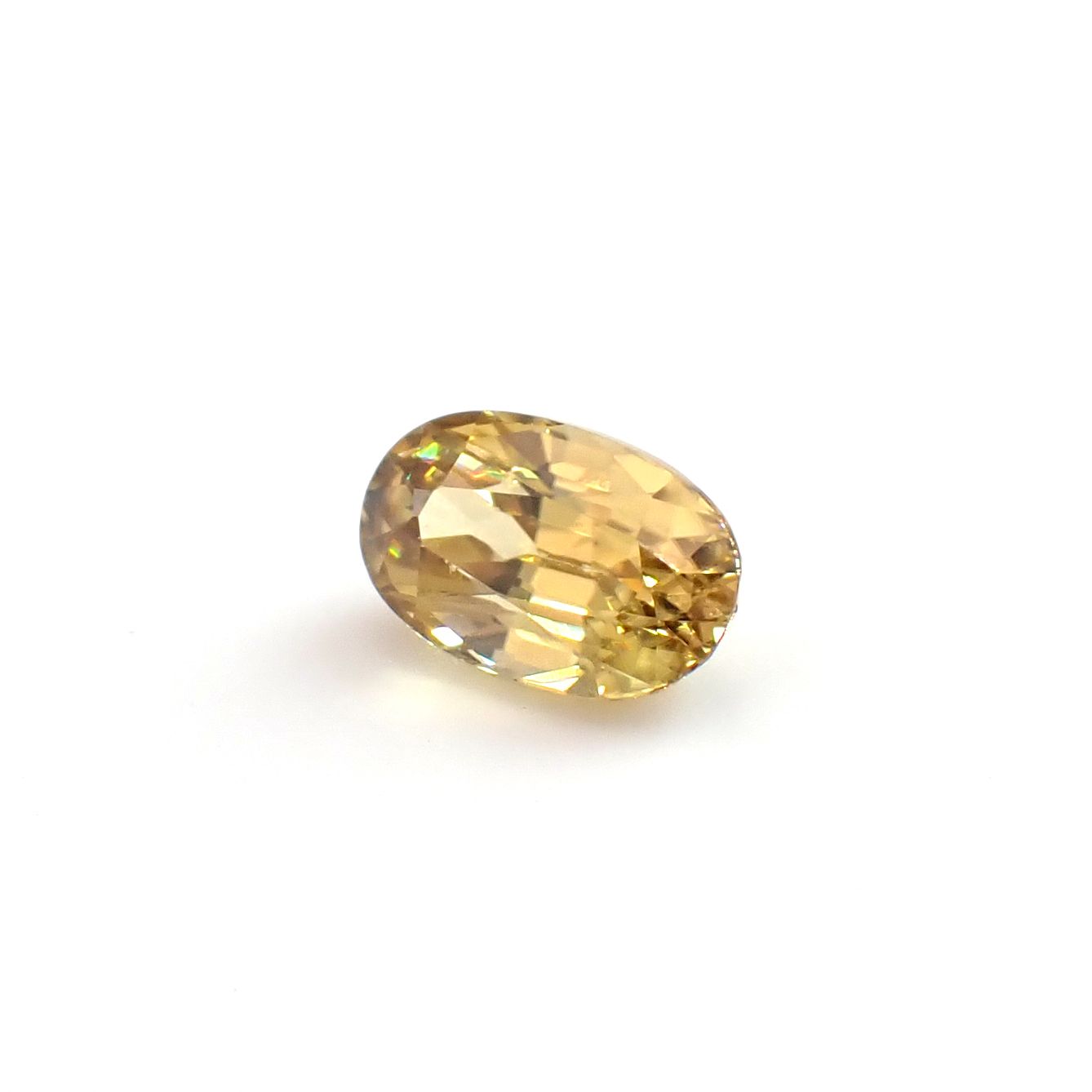 イエロージルコン スリランカ/カンボジア産 2.30ct / 9x5.5mm前後 [260932965]