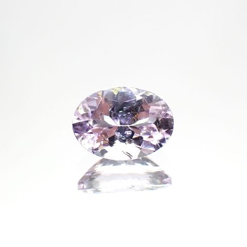 ピンクゾイサイト(宝石名ピンク・ゾイサイト) タンザニア産 0.811ct ソ付(彩珠)[21019344]7.1×5.2mm前後