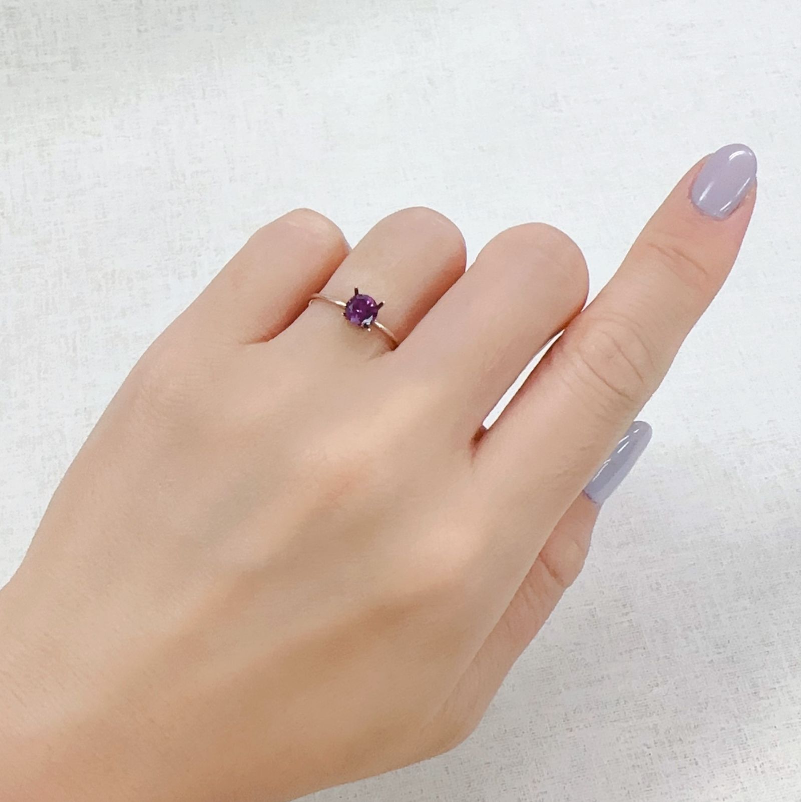 グレープガーネット ブラジル産 0.63ct[230823173]5x5mm前後