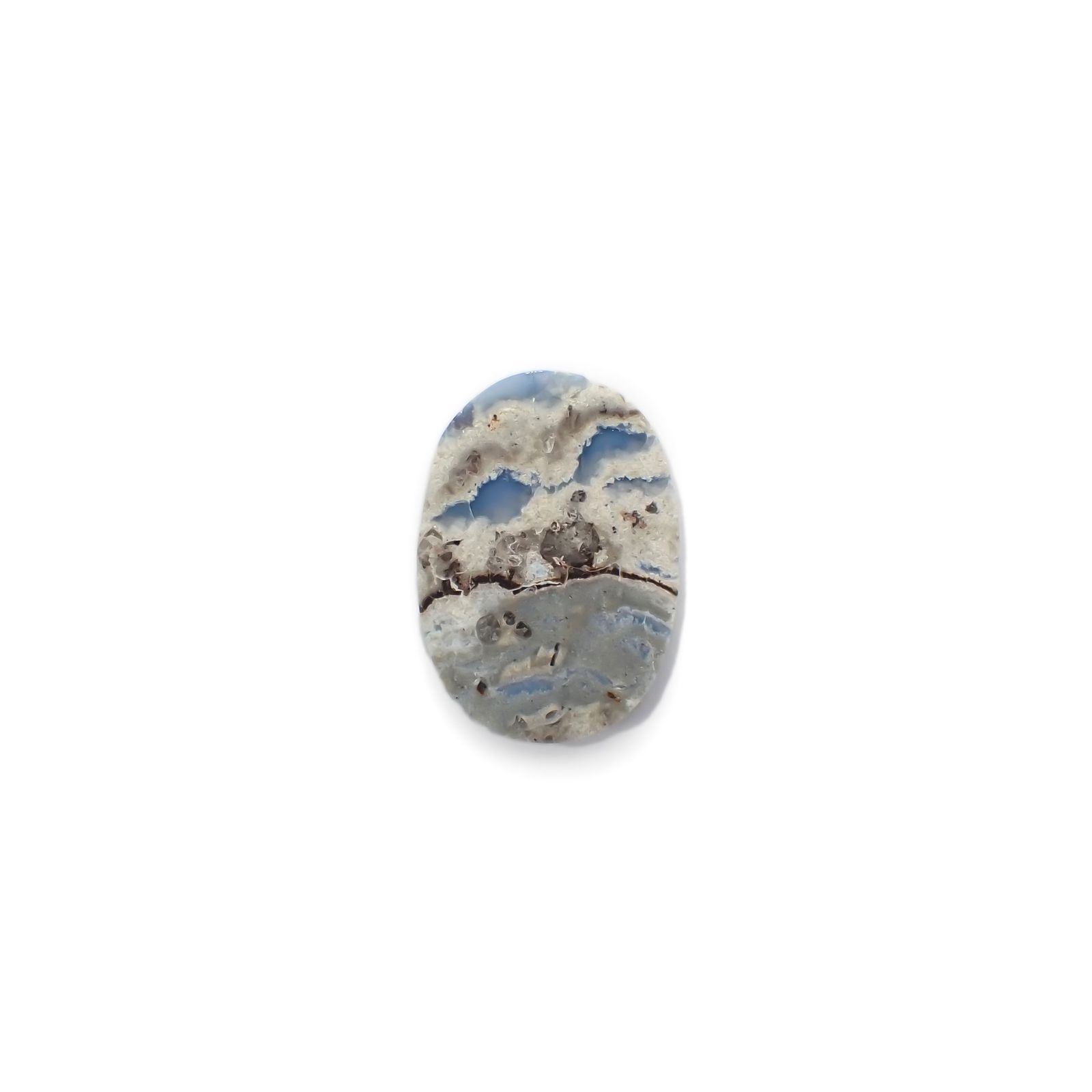 マトリックスブルーオパール アメリカ・オレゴン州産 5.53ct[220917805]21.2x15mm前後