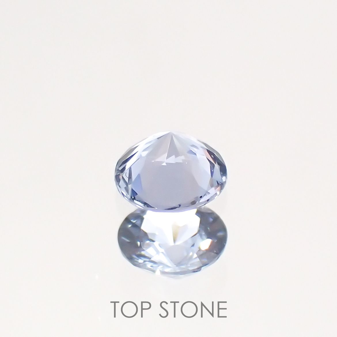 グレイッシュブルースピネル ビルマ産 ルース 0.22ct[210913135]3.7×3.7mm前後
