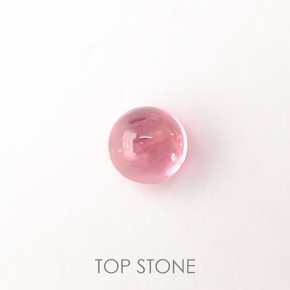 ペツォッタイト(ラズベリル) マダガスカル産 ルース 0.39ct[210410668]4.1×4.1mm前後