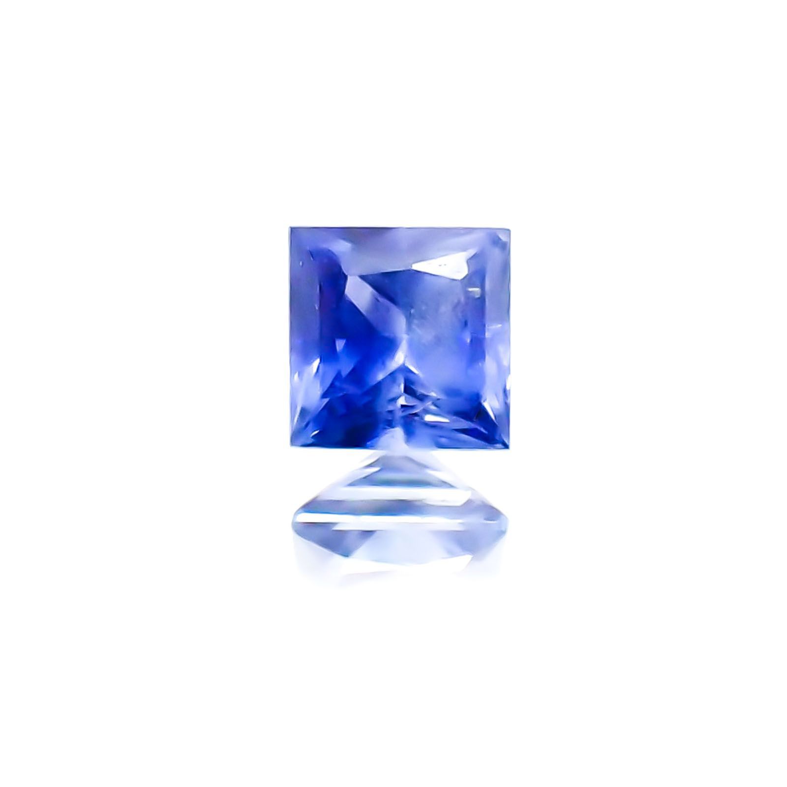 ◇プリンセスカット◇サファイア スリランカ産 ルース 0.15ct[20117891]2.8×2.8mm前後