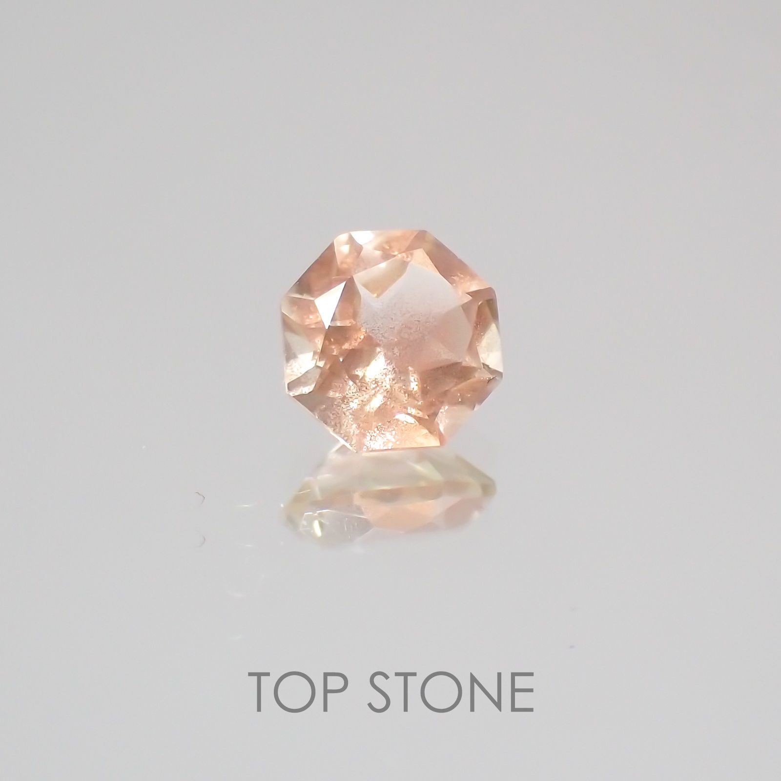 ◇オクタゴンカット◇オレゴンサンストーンSA  アメリカ産 ルース 0.45ct[210210039]5×5mm前後