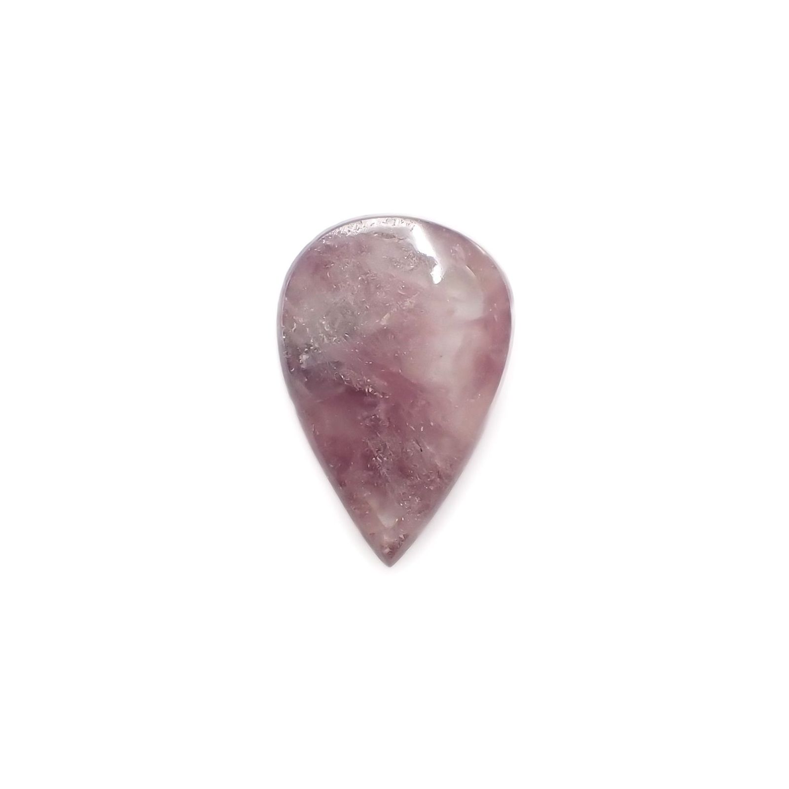 レピドライトインクォーツ ブラジル・ミナスジェライス州産 13.87ct[220917756]20.5x13.9mm前後