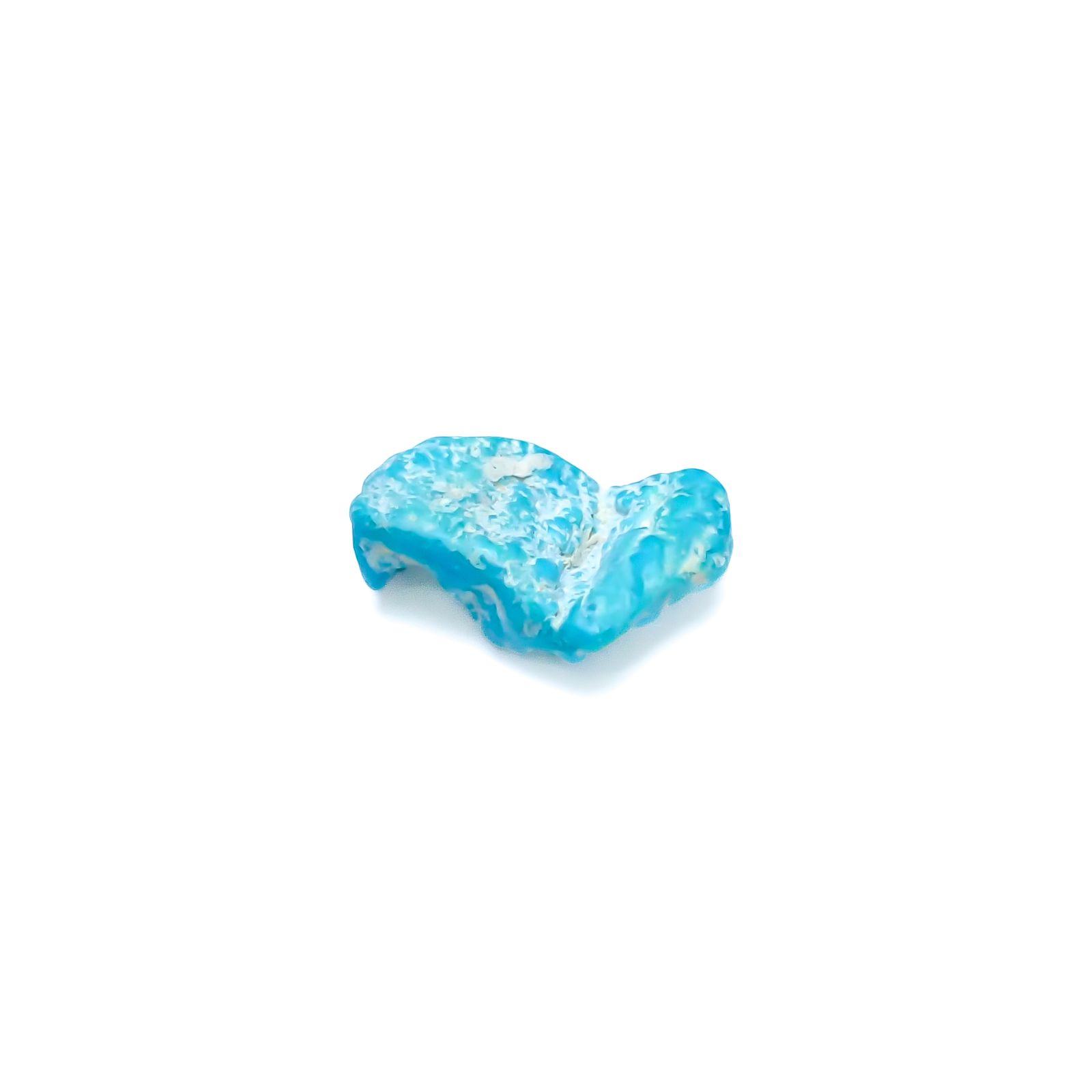 ターコイズ 原石 アメリカ・アリゾナ州キングマン産 6.13ct[240226367]16.8x12.3mm前後