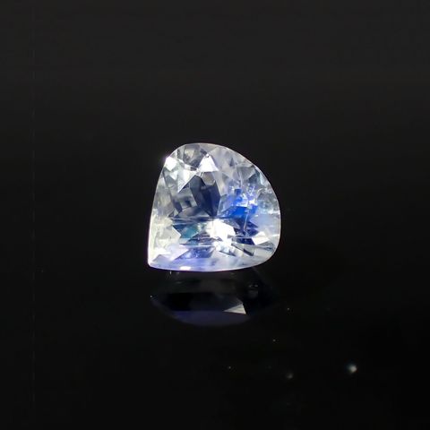 レインボームーンストーン(宝石名アンデシン・ラブラドライト)インド・ビハール産 識別済 0.96ct / 6.9x6.9mm前後 [260122329]