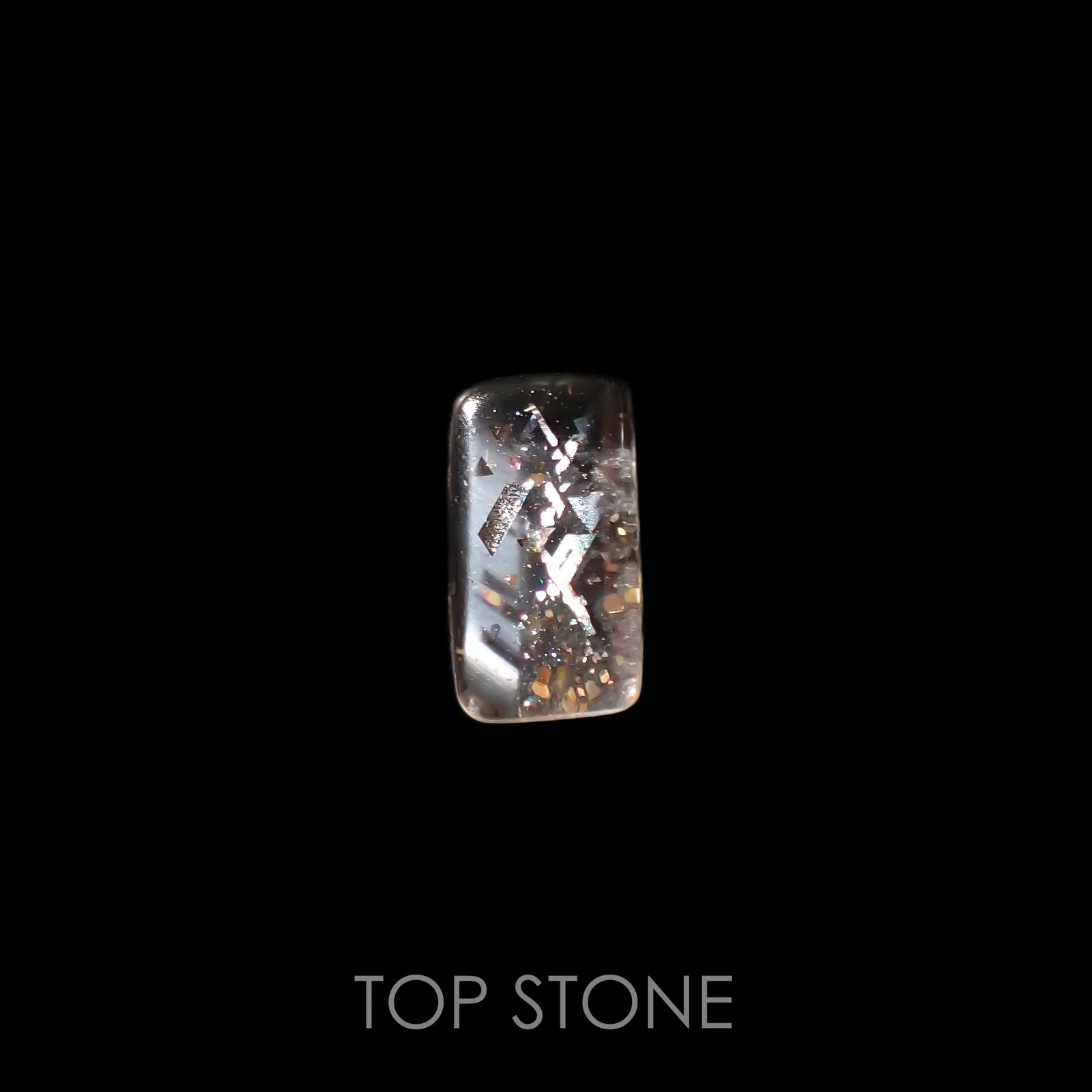 レインボーラティスサンストーン オーストラリア産 0.43ct[230220747]7.1x3.9mm前後