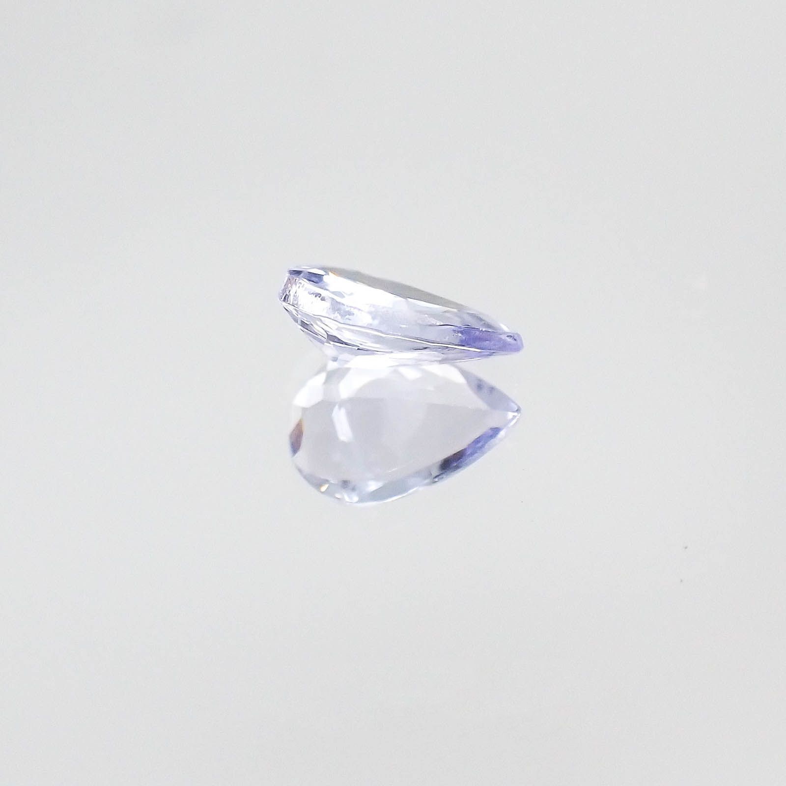 ラベンダーゾイサイト(宝石名ゾイサイト)タンザニア産 0.58ct 識別済[231023862]6.9x5mm前後