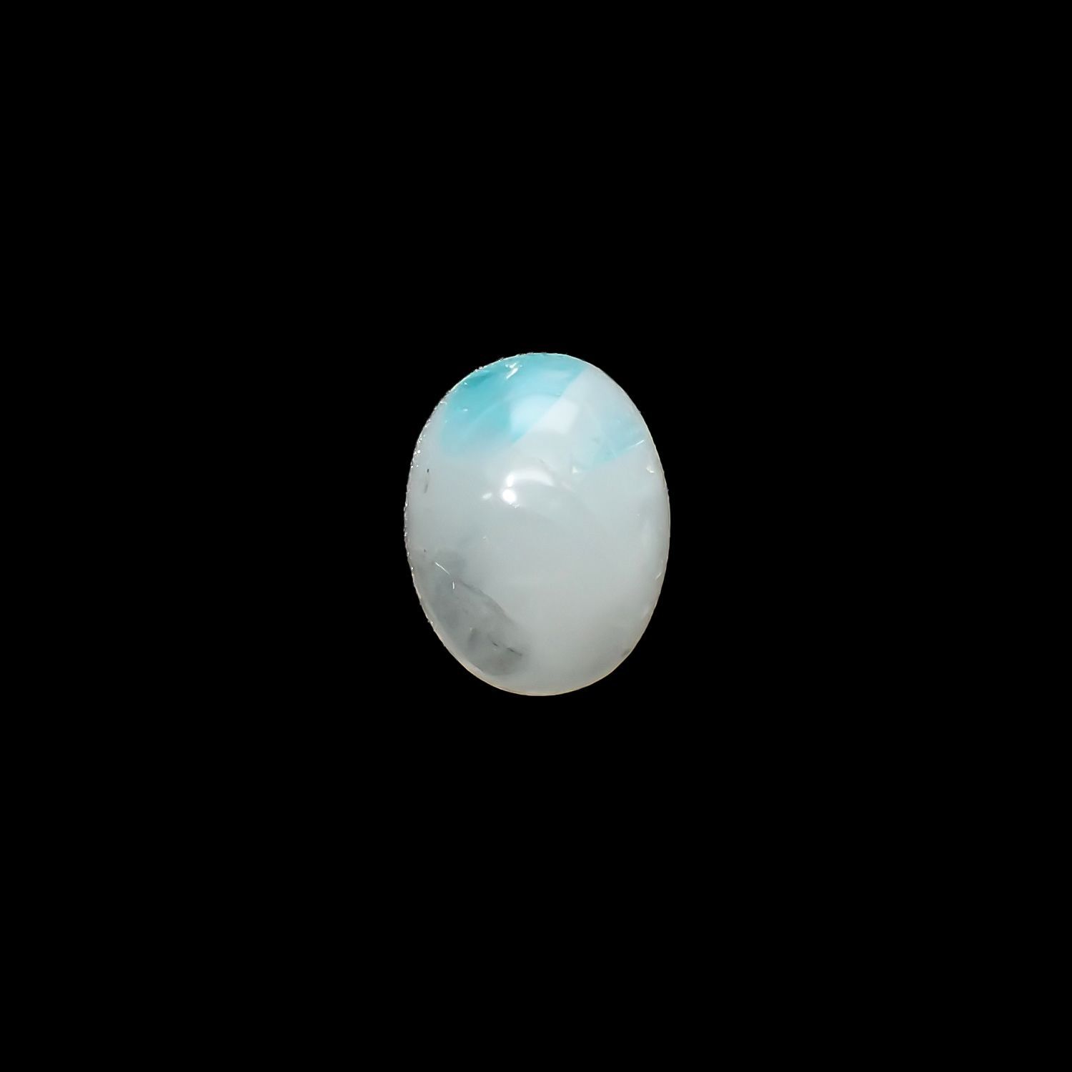 パライバトルマリンインクォーツ(宝石名トルマリンインクォーツ/別名パライバ・トルマリンインクォーツ) ブラジル産 1.26ct 識別済[210711997]7.8×6.2mm前後