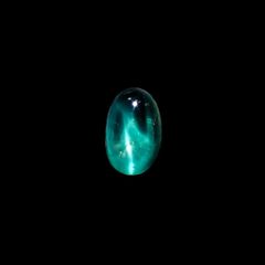 エメラルドキャッツアイ(宝石名エメラルド)コロンビア産 0.78ct 識別済[221018908]7.1x4.5mm前後