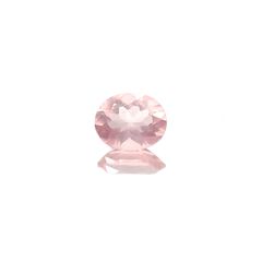 ディープローズクォーツ(宝石名ローズ・クォーツ)モザンビーク産 0.70ct 識別済[230722935]6.7x5.4mm前後