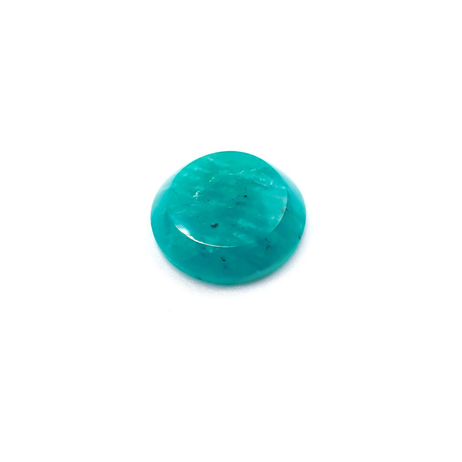マトリックスアマゾナイト(アマゾナイトインクォーツ/フェルドスパー) ブラジル産 5.78ct[230823089]14.1x14mm前後