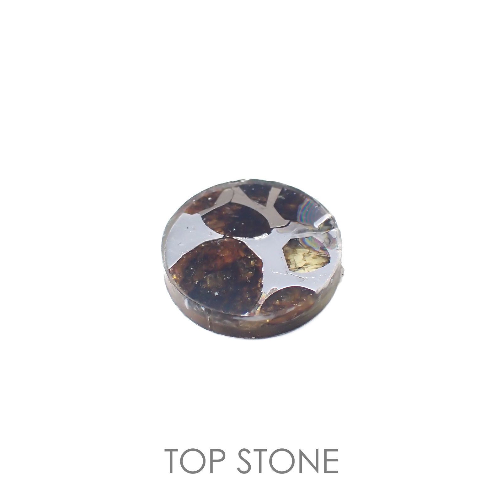 パラサイト隕石Sericho トリプレット 発見地：ケニア 4.17ct[220817530]12.2x12.1mm前後