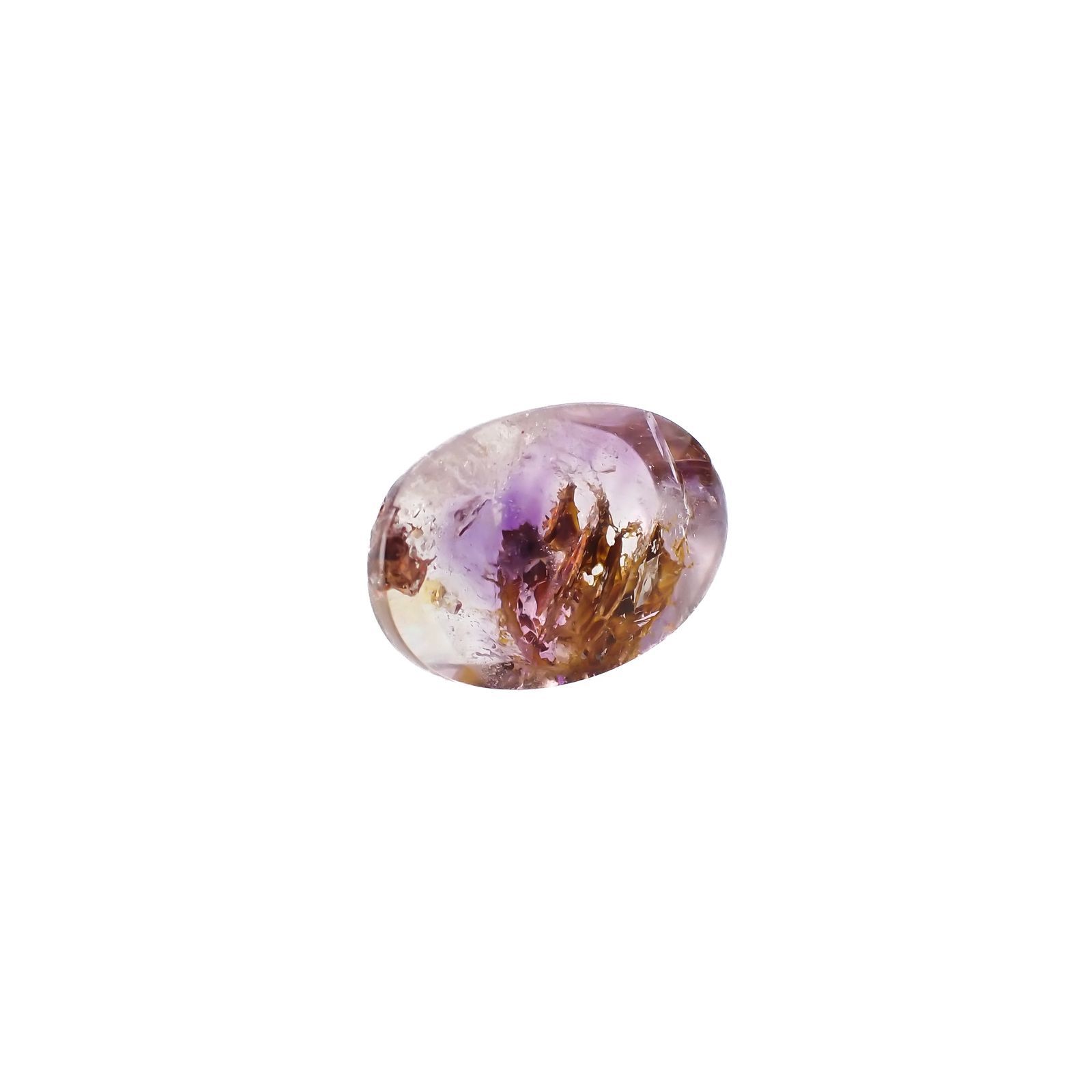 アメジストエレスチャル ブラジル産 17.19ct[220917973]18.5x12.7mm前後
