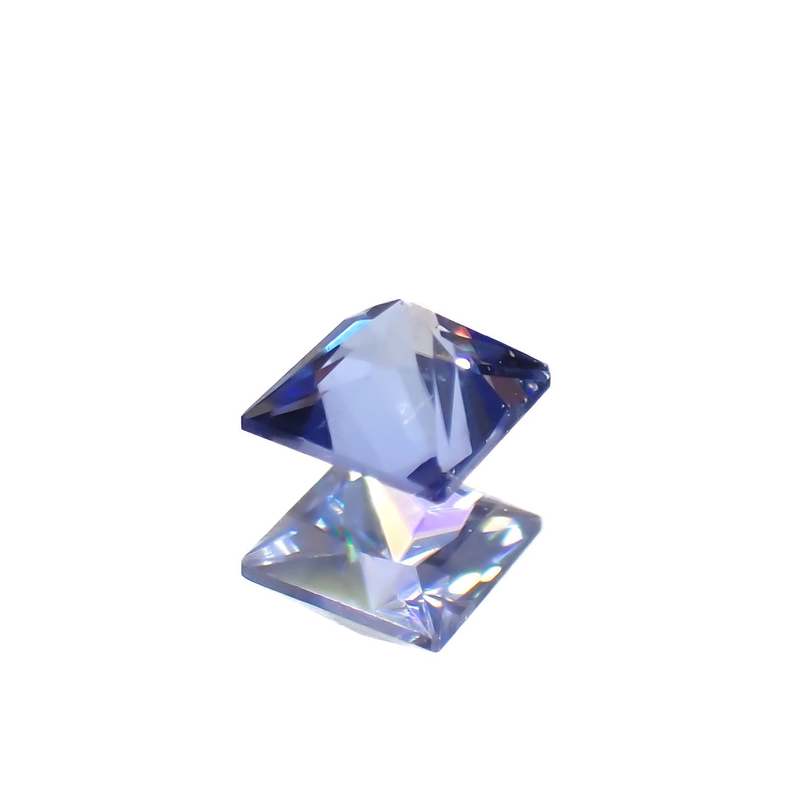 ◇プリンセスカット◇ベニトアイト アメリカ・カリフォルニア州産 0.071ct [221219601]2.2x2.2mm前後