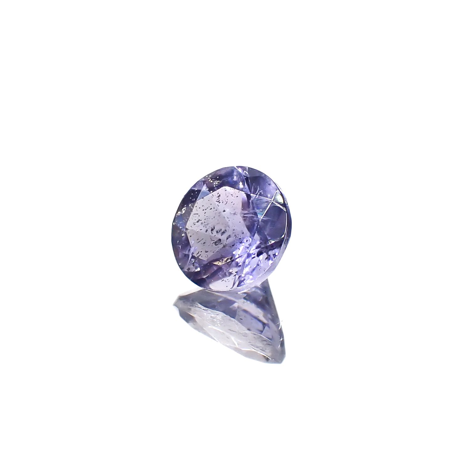 アイオライトサンストーン インド/ブラジル産 0.76ct[240928841]6x6mm前後