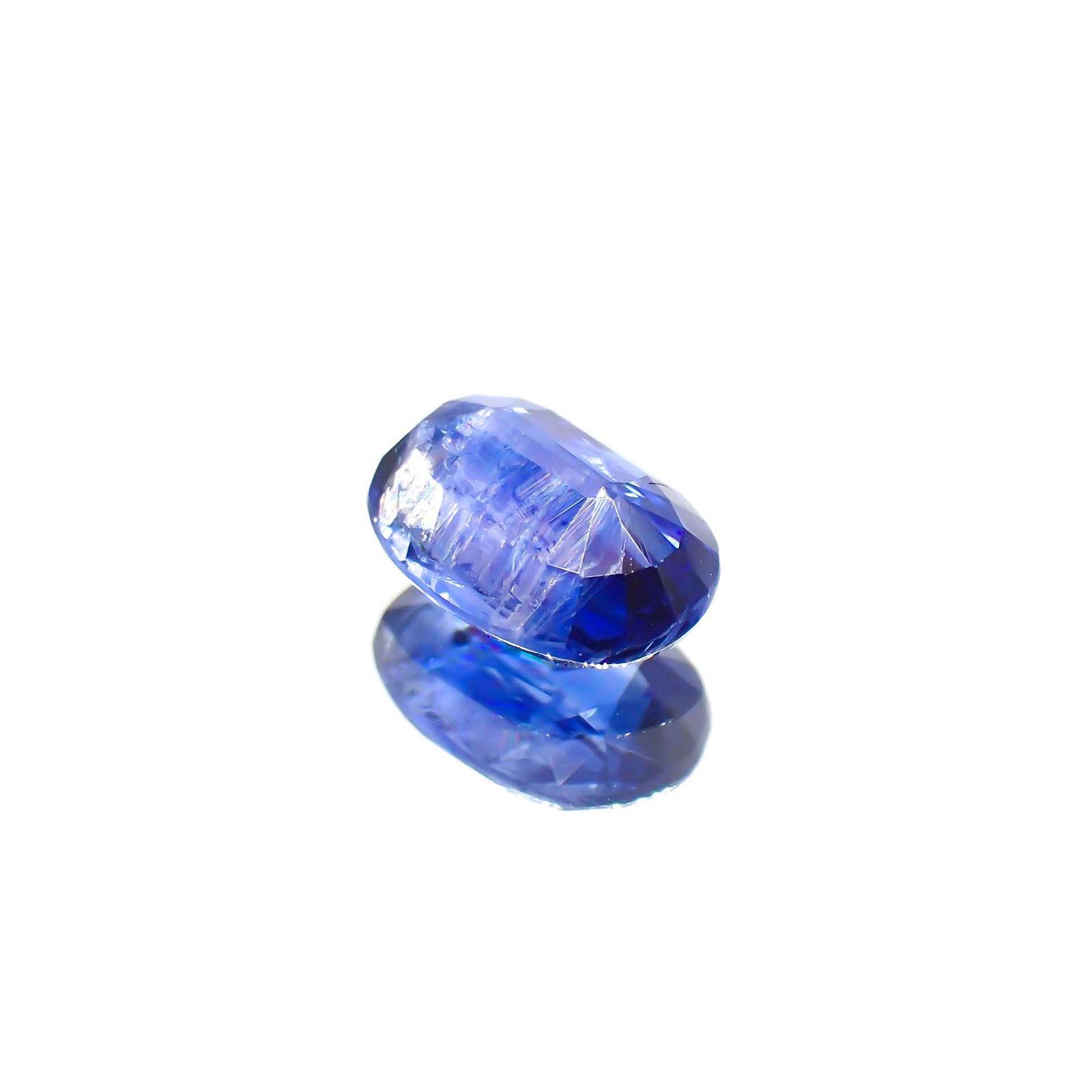 カイヤナイト(宝石名カイヤナイト)ネパール産 識別済 1.00ct / 7.2x5.2mm前後 [230622477]