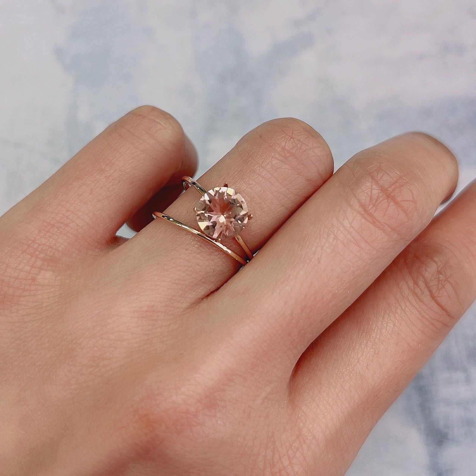 バイカラーオレゴンサンストーン(宝石名バイカラー・ラブラドライト) アメリカ・オレゴン州産 1.46ct 識別済[20118235]8×8mm前後