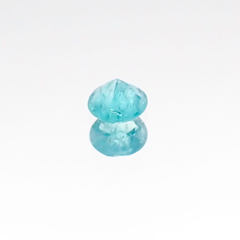 パライバトルマリン(宝石名トルマリン/別名パライバ・トルマリン) ブラジル・パライバ州バターリャ鉱山産 0.053ct 識別済[20106255]2.4×2.4mm前後